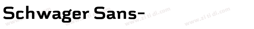 Schwager Sans字体转换